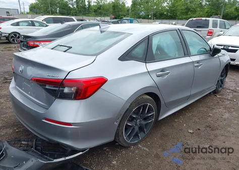 2022 Honda Civic Sport из США, поврежденный, VIN 2HGFE2F56NH567702